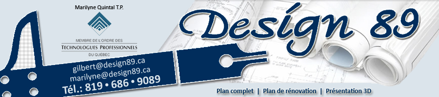 Design89 bandeau plan complet, rnovation et prsentation 3D